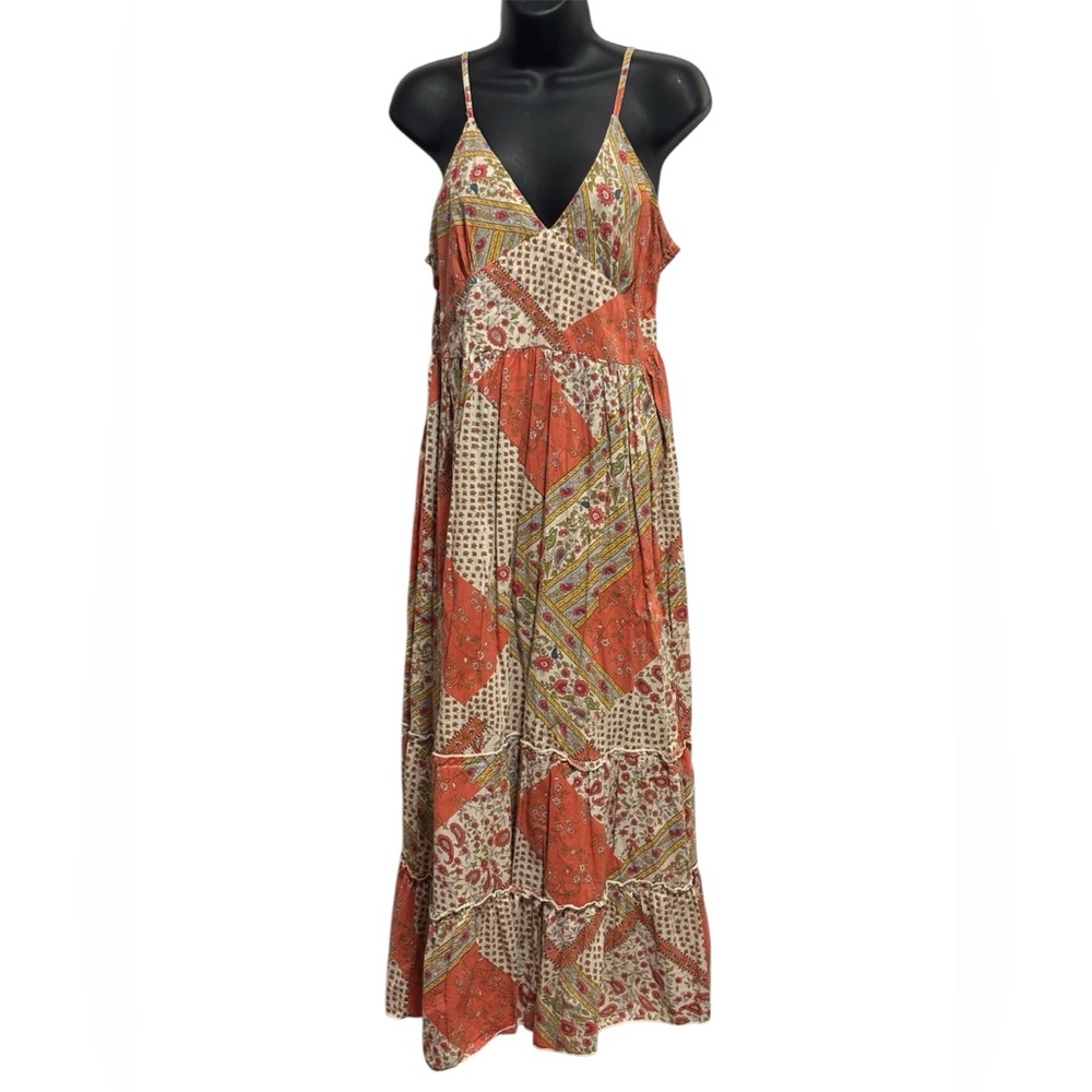 Wayan Bohemian Patchwork Maxi Dress